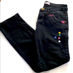 GeGe black jeans - girls  SIZE 14